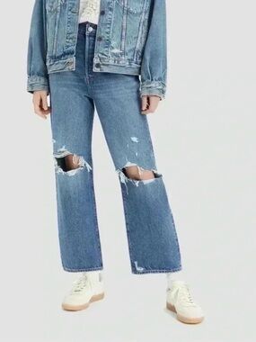 Levi’s Ribcage Straight Ankle Jean in Feeling Seen